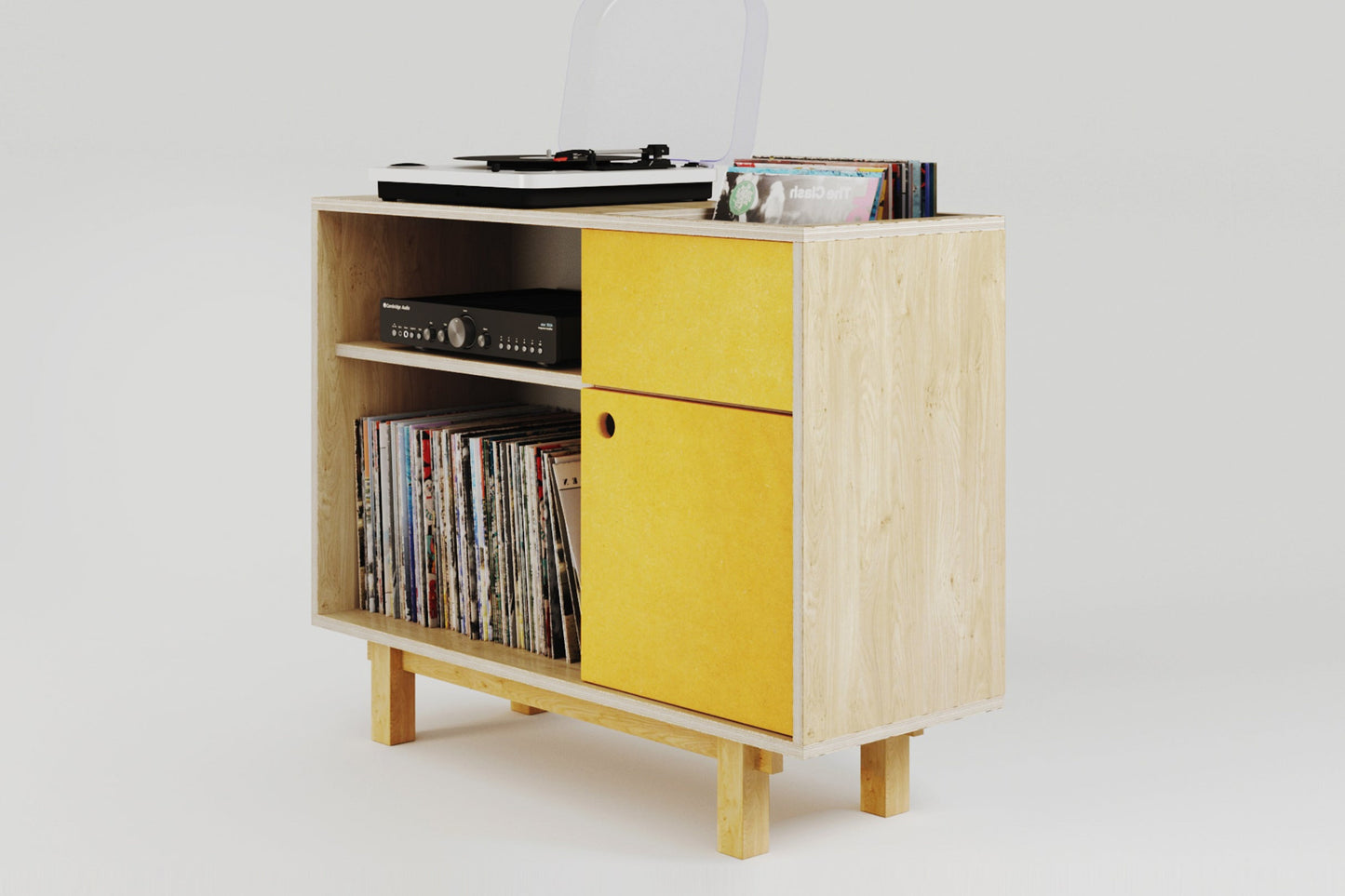 Vinyl Storage and Turntable Stand Model_No.08
