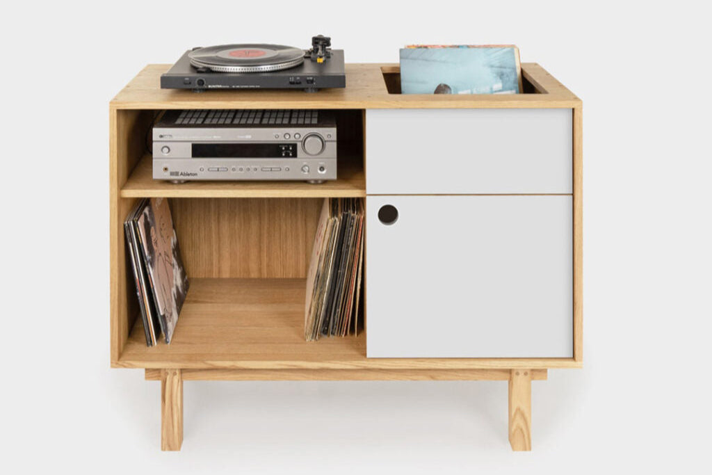 Vinyl Storage and Turntable Stand Model_No.08