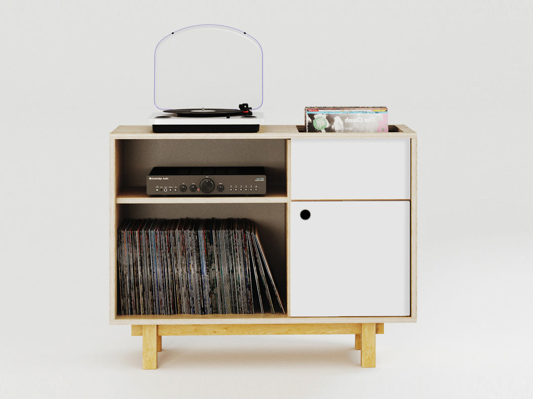 Vinyl Storage and Turntable Stand Model_No.08