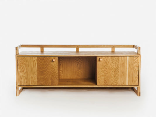 Turntable and Record Storage Media Console Model_No.04