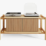 Konsola multimedialna z litego dębu_No.06