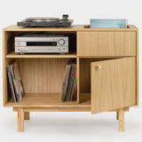 Stojak na płyty winylowe i gramofon Model_No.07