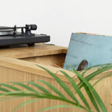 Stojak na płyty winylowe i gramofon Model_No.07