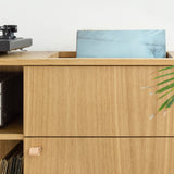 Stojak na płyty winylowe i gramofon Model_No.07