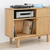 Stojak na płyty winylowe i gramofon Model_No.07