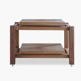 An essential audio equipment rack from Kunsst. This real wood audio rack provides ample space and support for your hi-end amplifier, CD player, and turntable setup. Made of solid walnut 