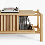 Konsola multimedialna z litego dębu_No.06