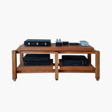 Drewniany stolik audiofilski