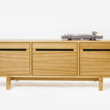 Szafka na płyty winylowe i gramofon Model_No.03